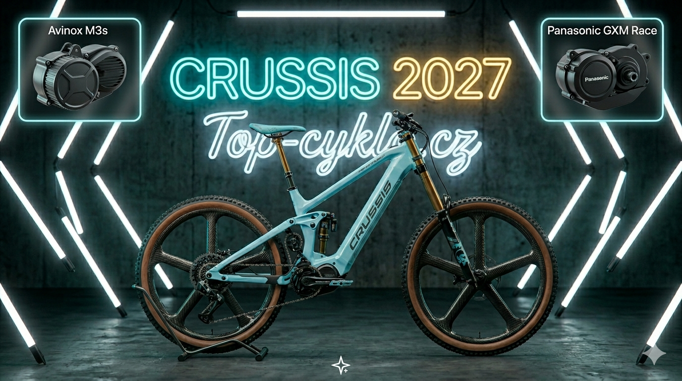 Budoucnost a historie značky Crussis (Avinox, Eurobike 2026 a modely 2027)