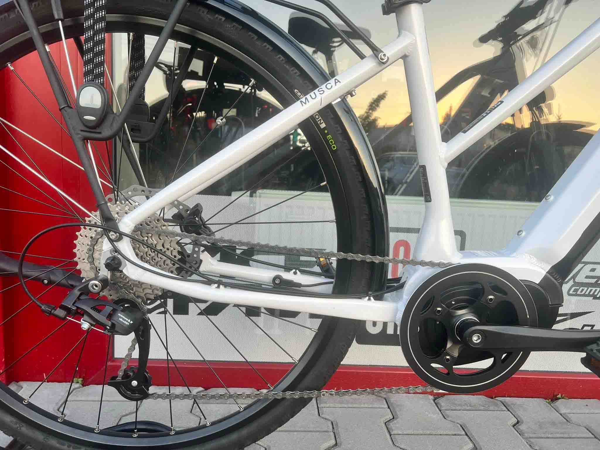 Elektrokolo eTrekking LEVIT MUSCA MX 468 mid white pearl