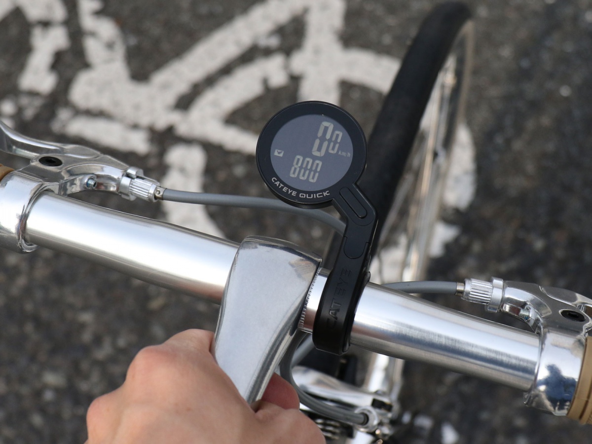 Cyklopočítač CAT Quick (RS100W) - černá