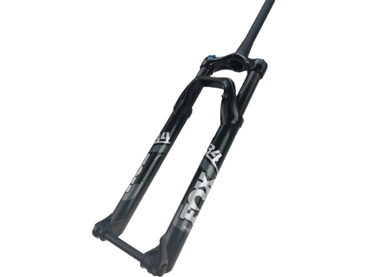 Odpružená vidlice MTB 29" FOX 34 RHYTHM FIT GRIP, zdvih 150mm, 15x110mm Boost, Tapered - Black Edition