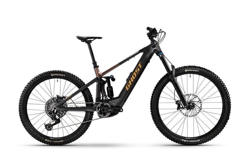GHOST E-Riot CF Pro Heavy Metal/Deep Coffee Glossy