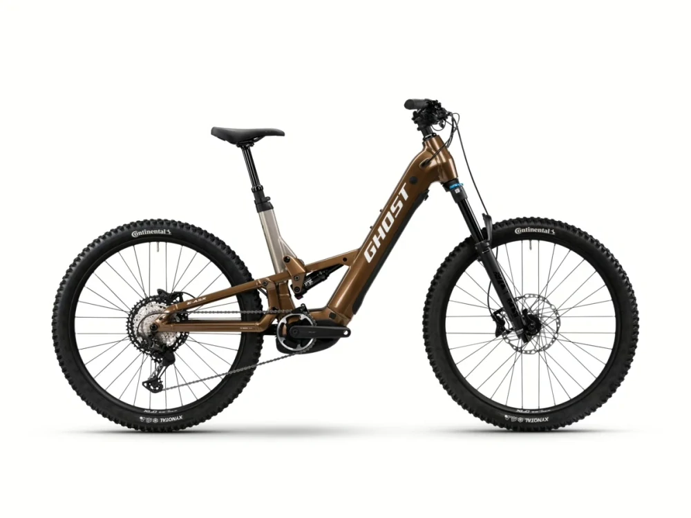 GHOST E-ASX Advanced Low Brown Bear/Stone Glossy