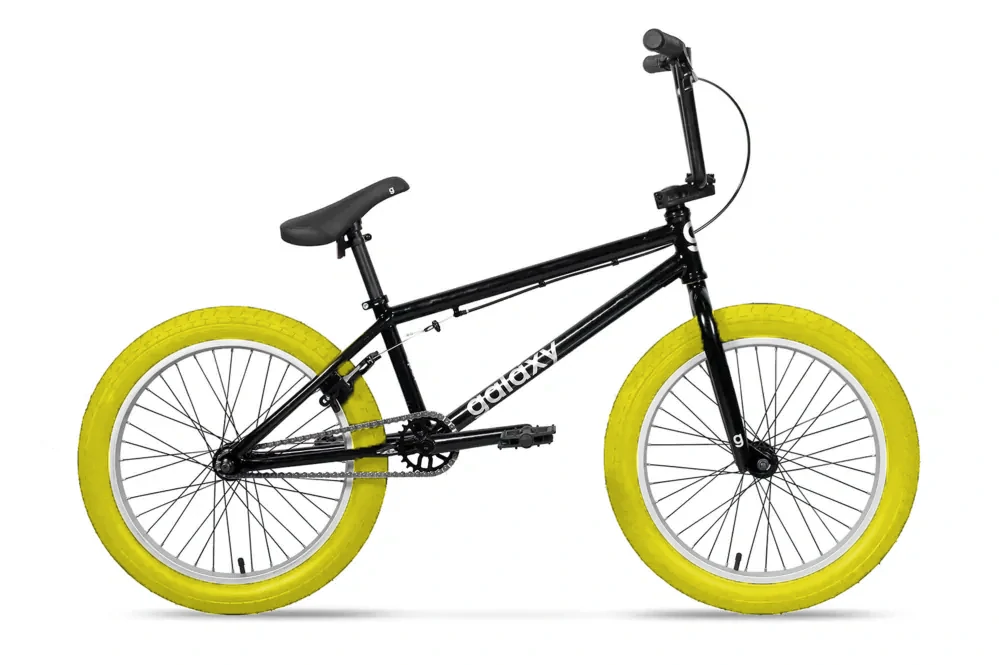 GALAXY SPOT BMX 20" ČERNÁ / ŽLUTÁ