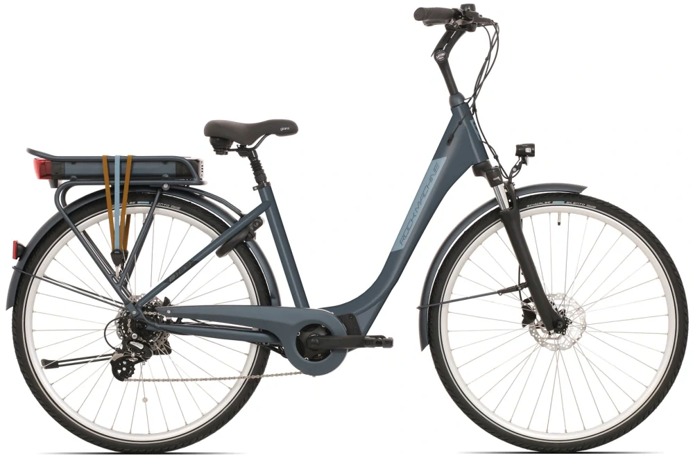 Elektrokolo Rock Machine CityRide e100 SD mat blue