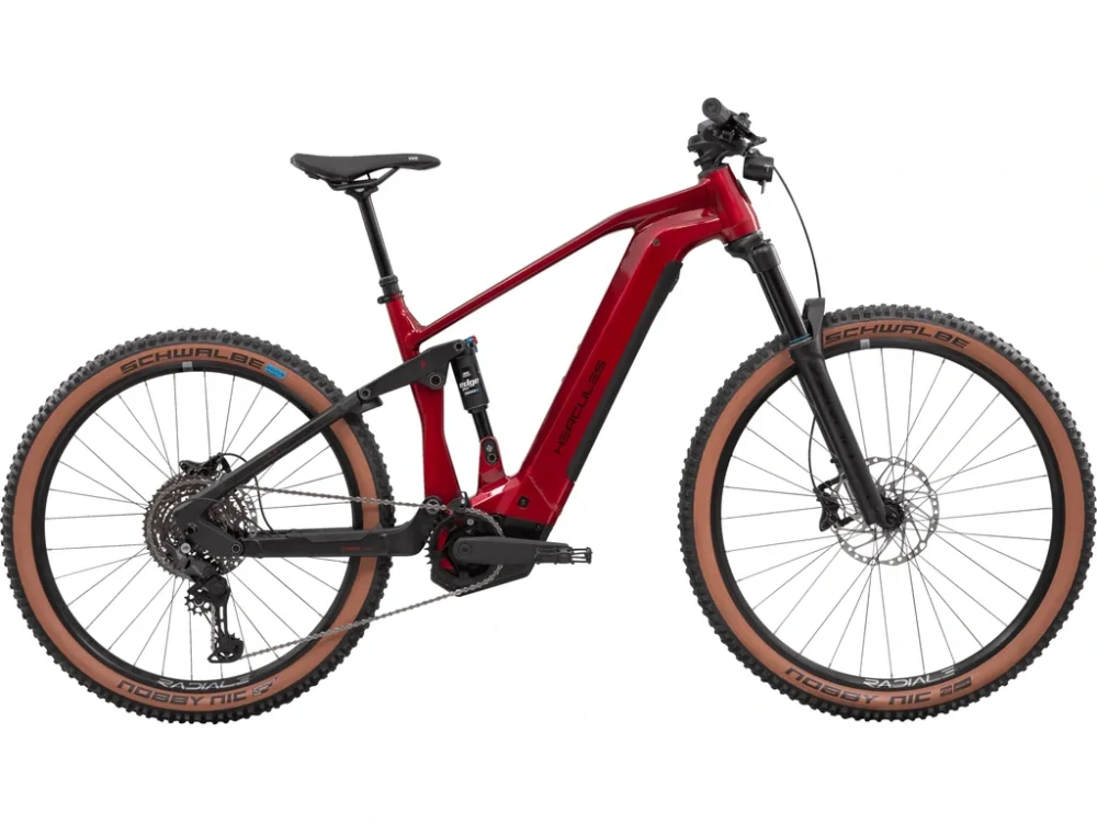 Hercules NOS FS 4.3 2026 Bosch Gen5 CX 120Nm, 800Wh Chrome Red glossy