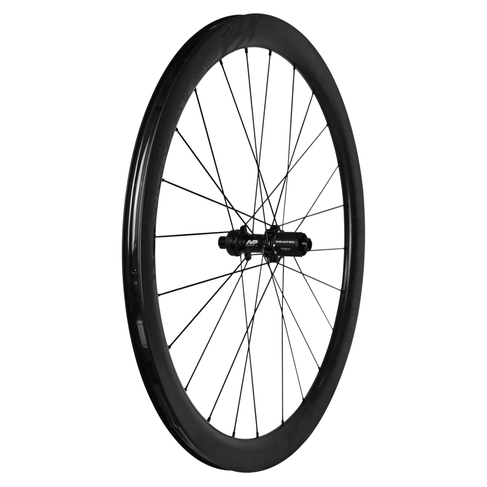 Novatec carbon Road disc wheels R4 Pro+ CL, tubeless ready, 12×100/12x142mm, Shimano HG