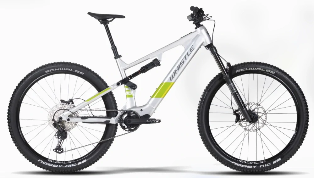 Whistle EBIKE AXR RA5.7 Argento/Verde