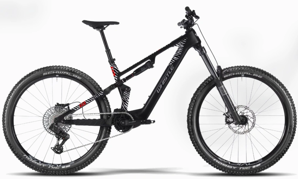 Whistle EBIKE AXR RC6.7 Nero/Bianco righe