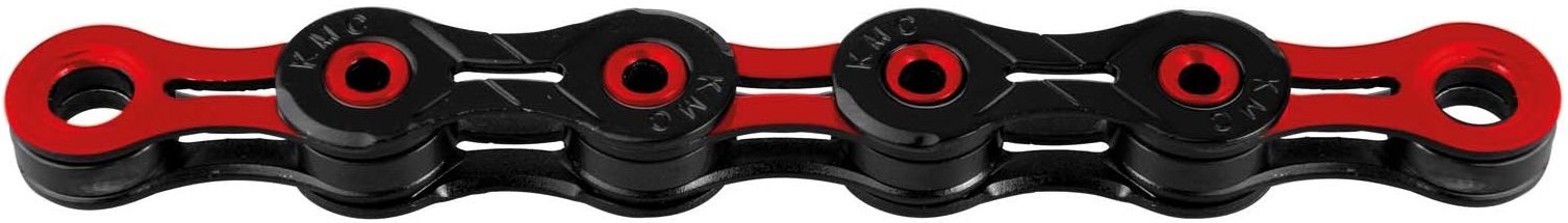 ŘETĚZ KMC X10 DLC ČERVENO/ČERNÝ BOX