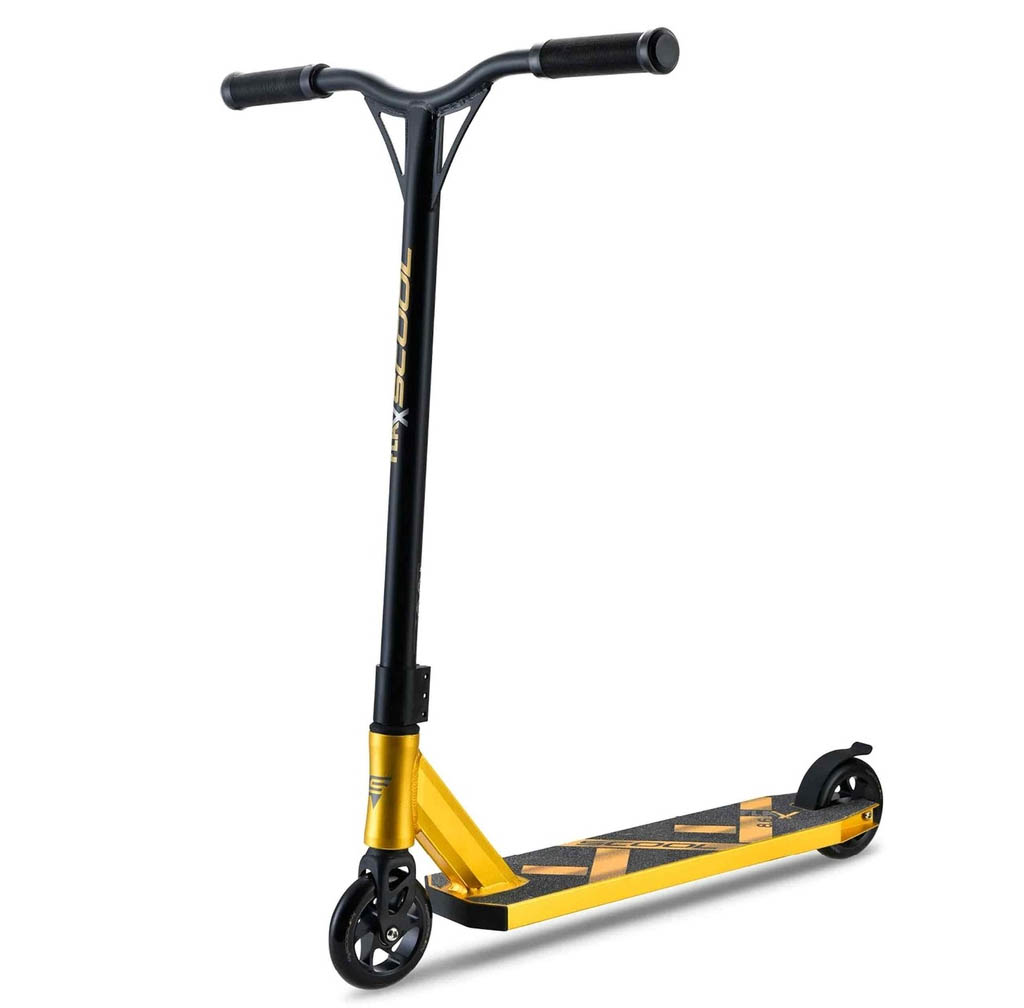 Koloběžka FlaX 8.6 stunt metalická zlatá
