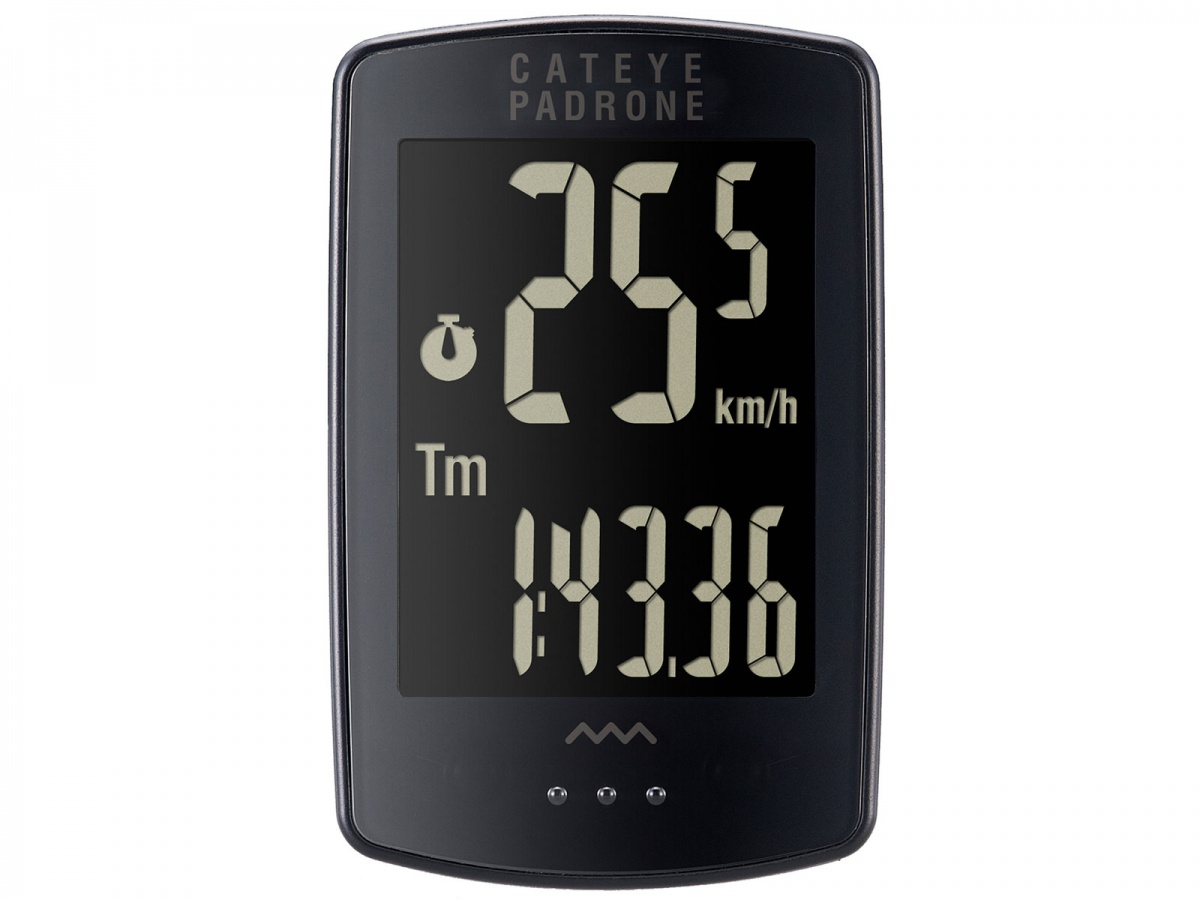 Cyklopočítač CAT Padrone (PA100W) + OF100 - černá-stealth