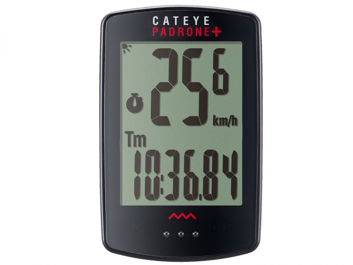 Cyklopočítač CAT Padrone + (PA110W) - černá