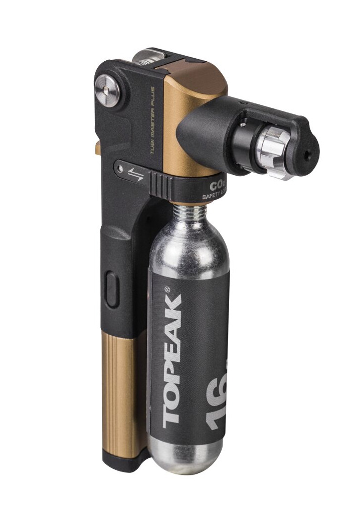 TOPEAK BEZDUŠOVÝ KIT TUBI MASTER+ S CO2 CARTRIDGE