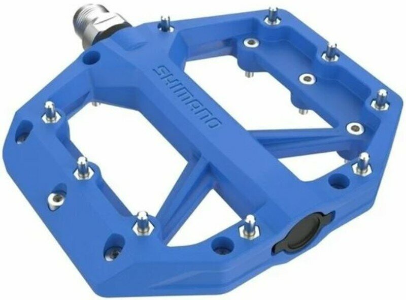 Pedály Shimano PD-GR400 Flat modré BMX, DH, slalom, v krabičce