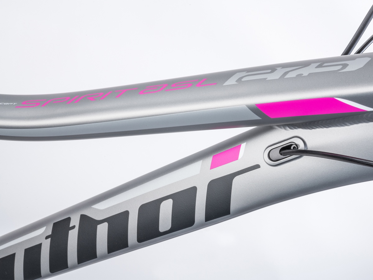 Author Spirit 27,5 ASL 2023 - stříbrná/růžová