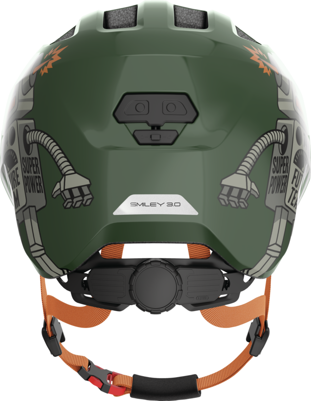 Dětská helma Abus Smiley 3.0 green robo