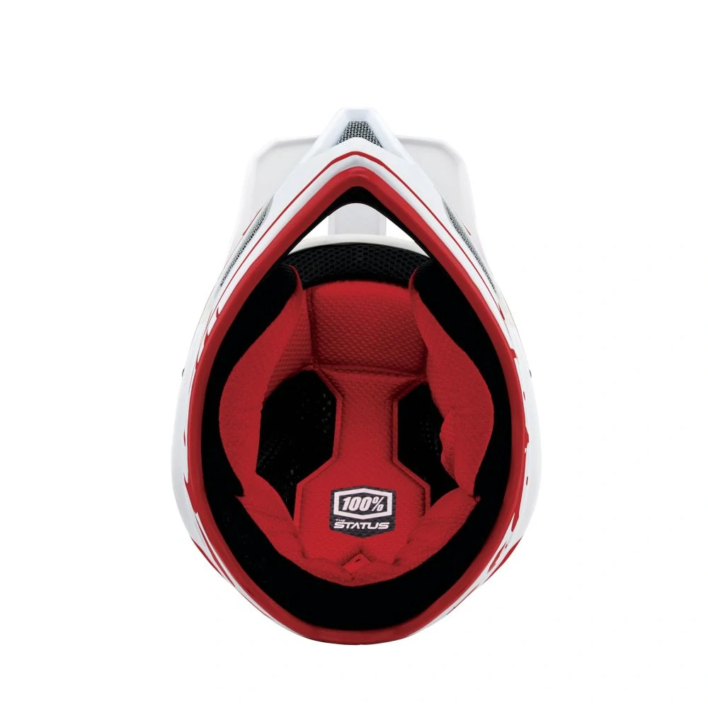 100% STATUS YOUTH Helmet Topenga Red/White