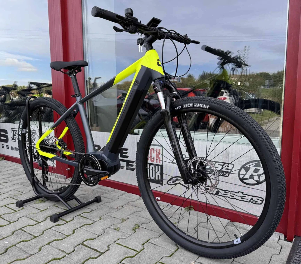 Horské elektrokolo MUSCA HT over yellow/grey