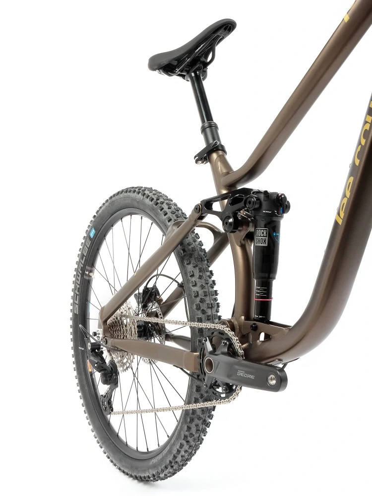Celoodpružené MTB 29" Lee Cougan Quest Shimano Deore 1x11, barva hnědozlatá matná