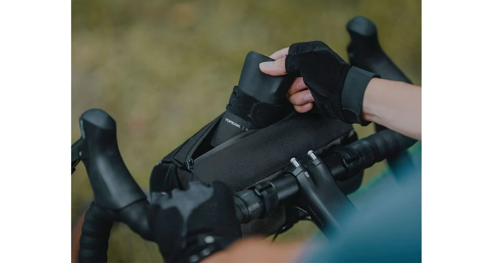 TOPEAK brašna na řidítka TUBULAR BAR BAG černá