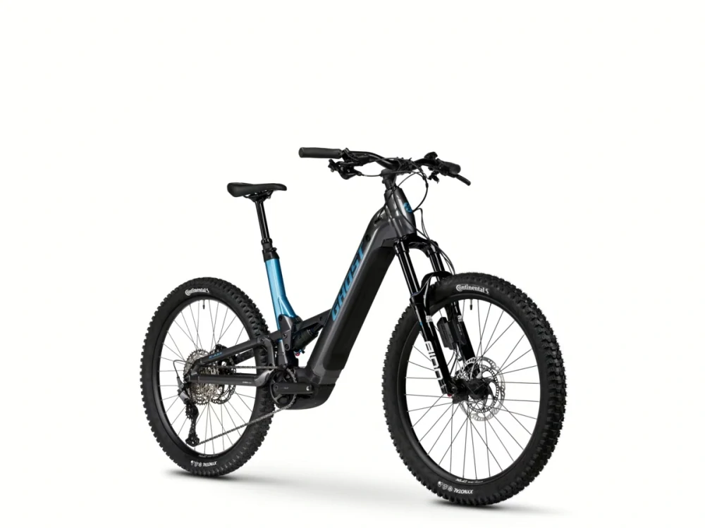 GHOST E-ASX ABS Low Shadowed Slate/Light Navy Blue Glossy