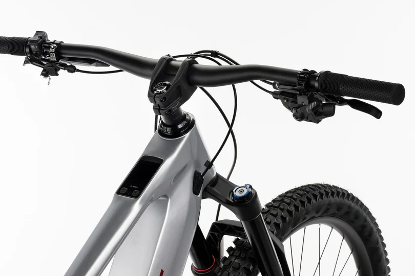 GHOST E-Riot CF Advanced Rebel Red/Misty Grey Glossy