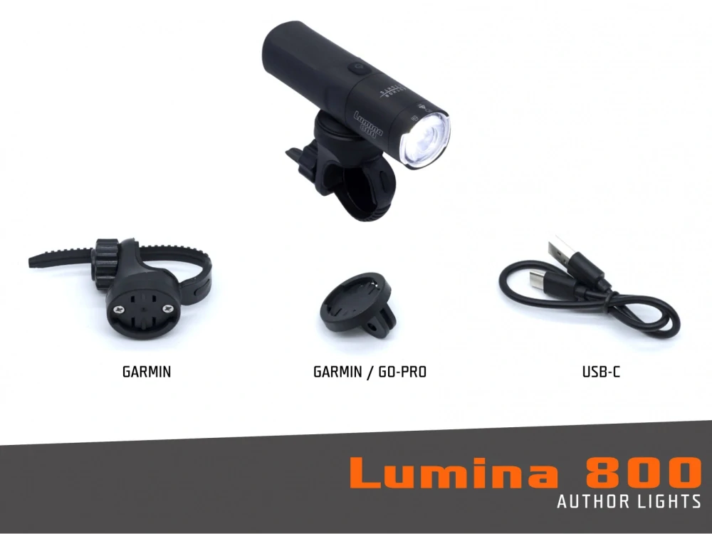 Světlo př. LUMINA 800 lm USB Alloy
