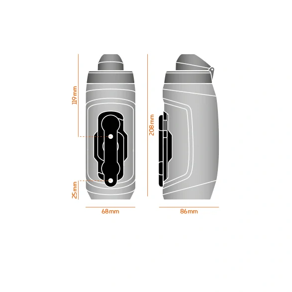 Fidlock TWIST SET LÁHEV MODRÁ 590ml - ZÁKLADNA NA RÁM