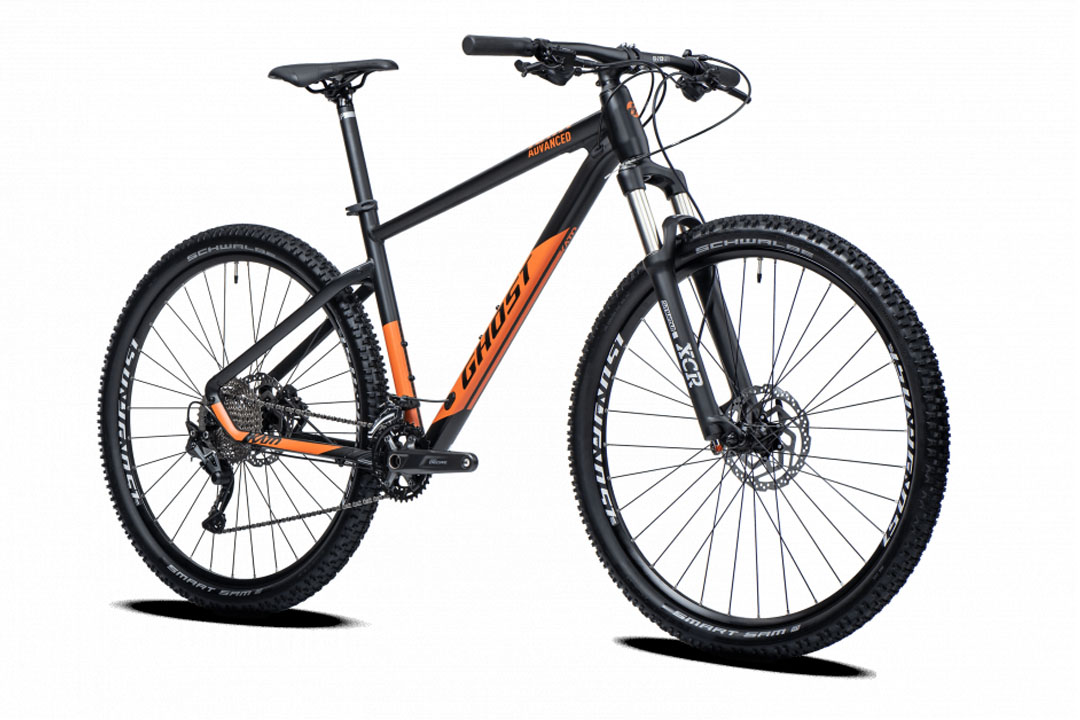 GHOST Kato Advanced 29 Black/Monarch Orange Matt