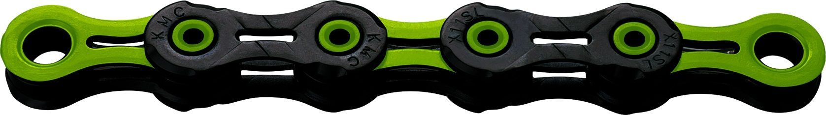 ŘETĚZ KMC X-11-SL DLC ZELENO/ČERNÝ BOX