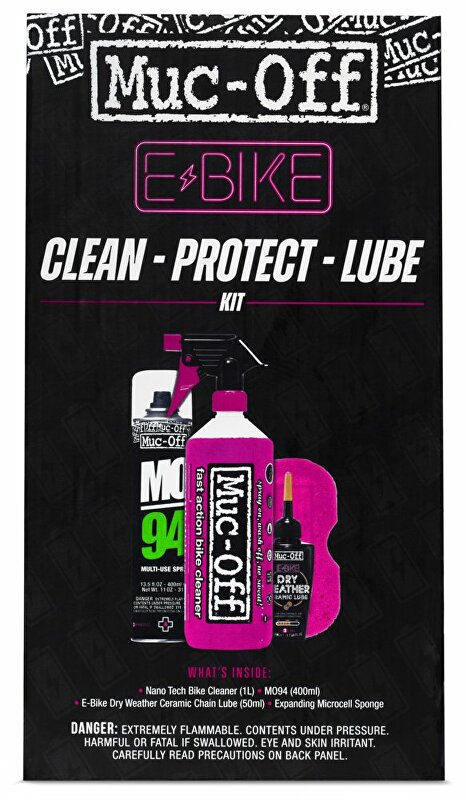 Sada MUC-OFF E-Bike Clean, PROTECT & LUBE KIT - Základní sada