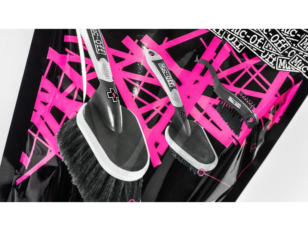 MUC-OFF 3X BRUSH SET - Sada 3 kartáčů