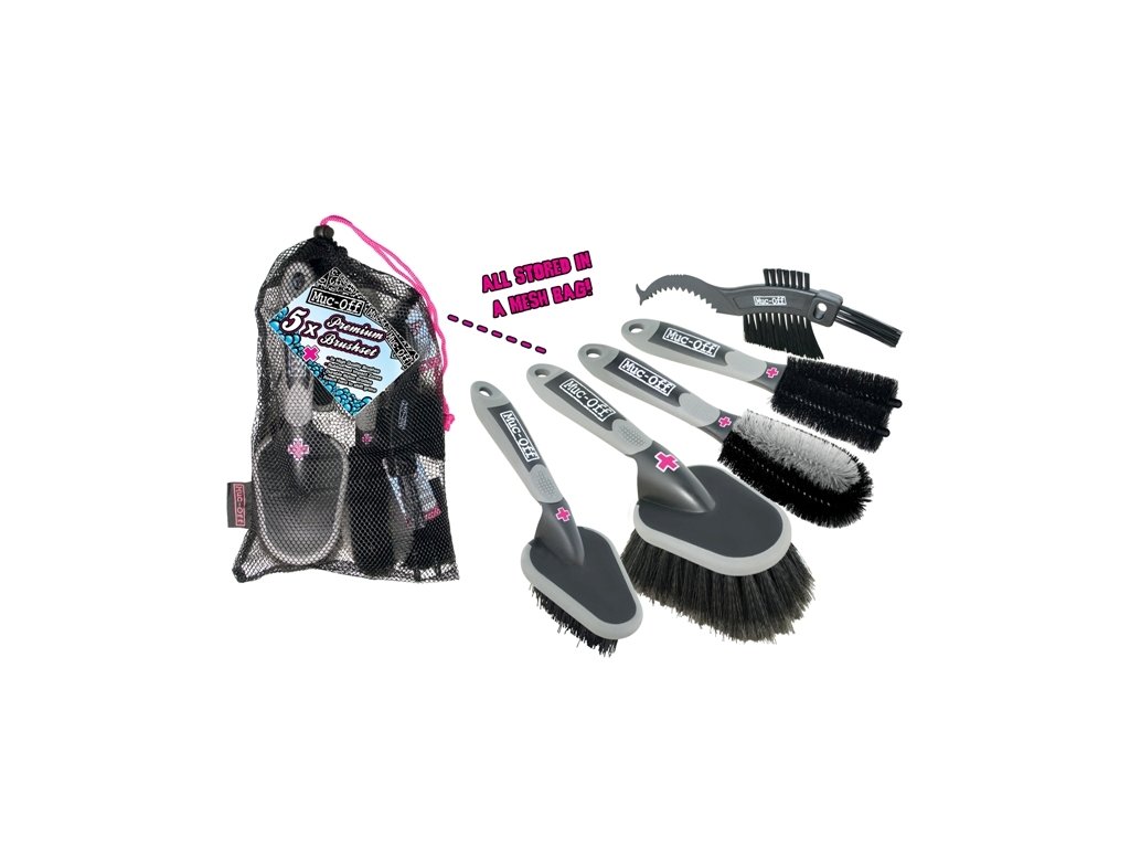 MUC-OFF 5X BRUSH SET - Sada 5 kartáčů