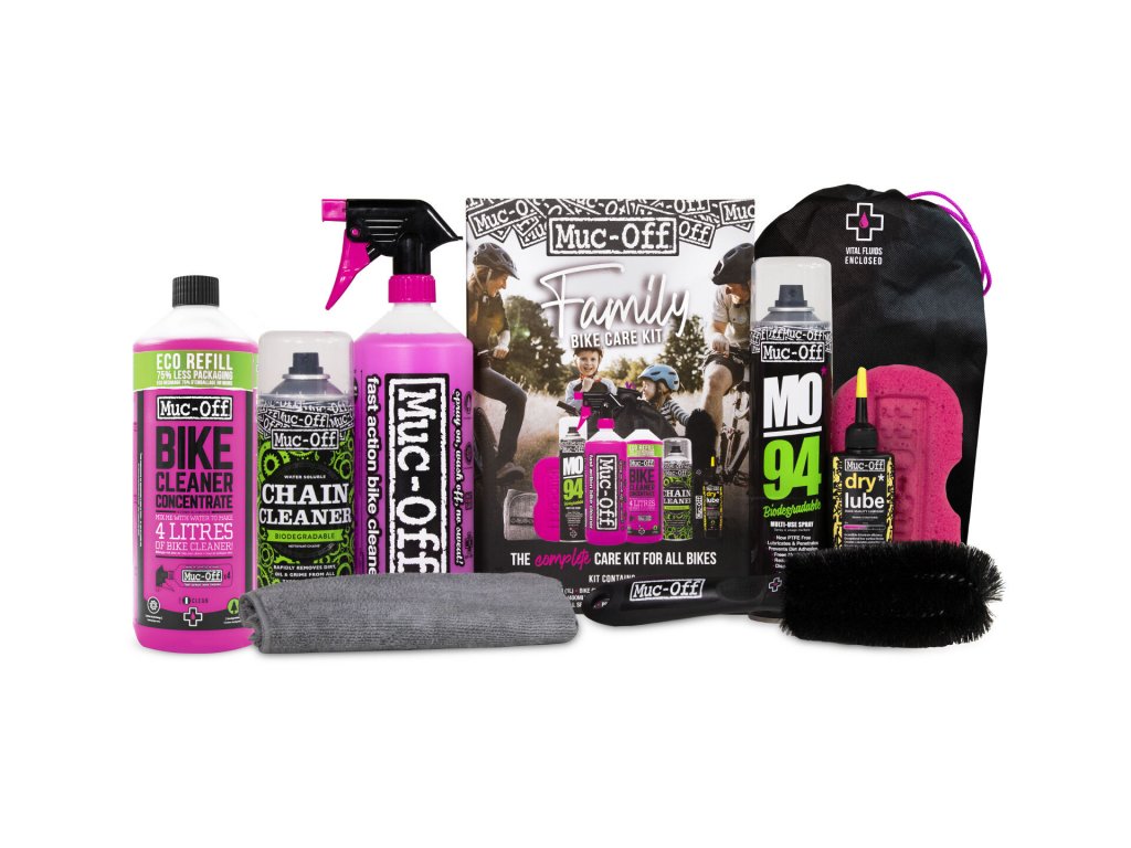 MUC-OFF FAMILY BIKE CARE KIT - Kompletní sada pro péči o jízdní kola