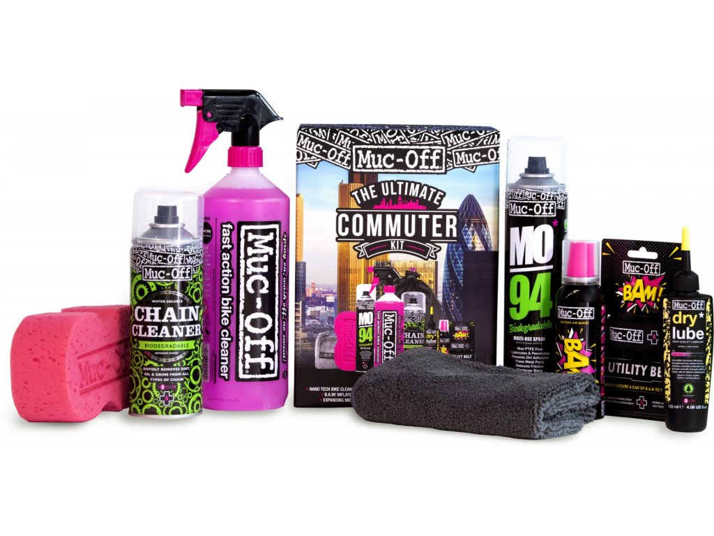 MUC-OFF THE ULTIMATE COMMUTER KIT - Komplexní sada pro údržbu kola