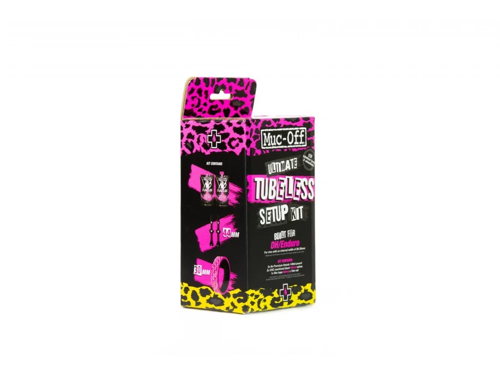 MUC-OFF ULTIMATE TUBELESS SETUP KIT - Sada pro instalaci bezdušových plášťů