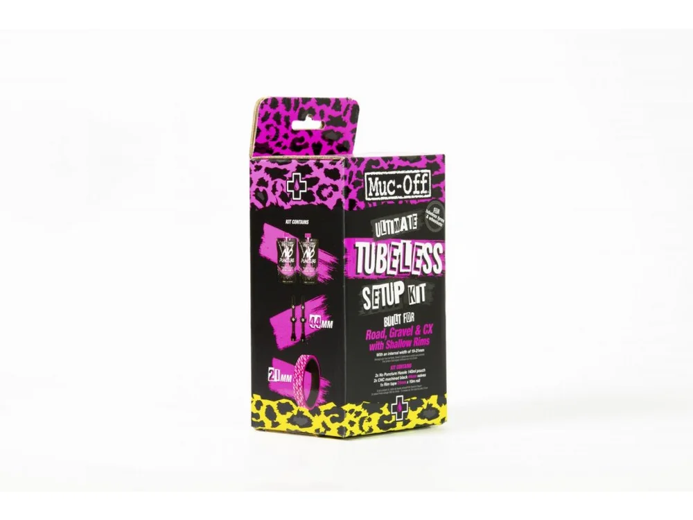MUC-OFF ULTIMATE TUBELESS SETUP KIT - Sada pro instalaci bezdušových plášťů