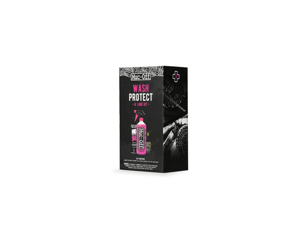 MUC-OFF WASH, PROTECT & LUBE DRY KIT - Základní sada pro mytí, ochranu a lubrikaci kol
