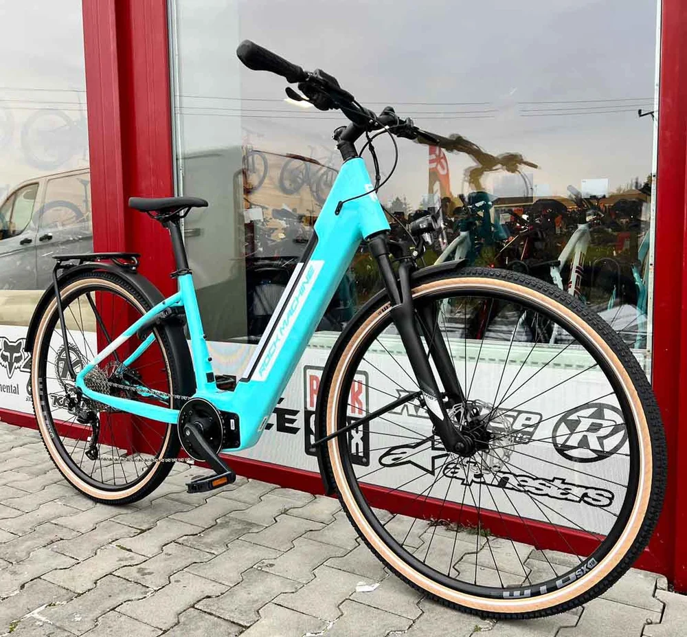 Rock Machine Crossride INT e425 Lady Touring/Gloss Light Mint/Pearl White
