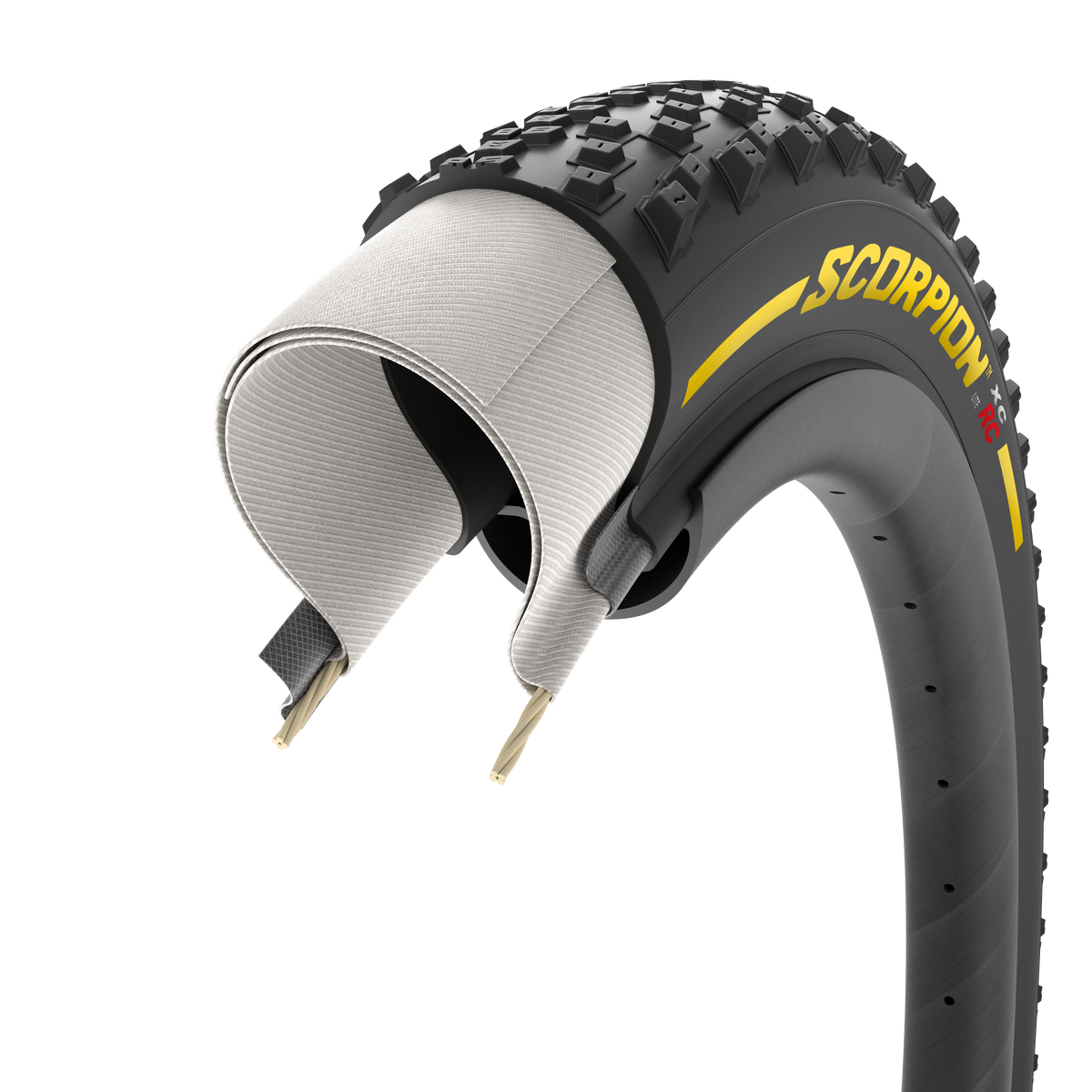 PLÁŠŤ PIRELLI SCORPION™ XC RC LITE TEAM EDITION YELLOW 29 X 2.2