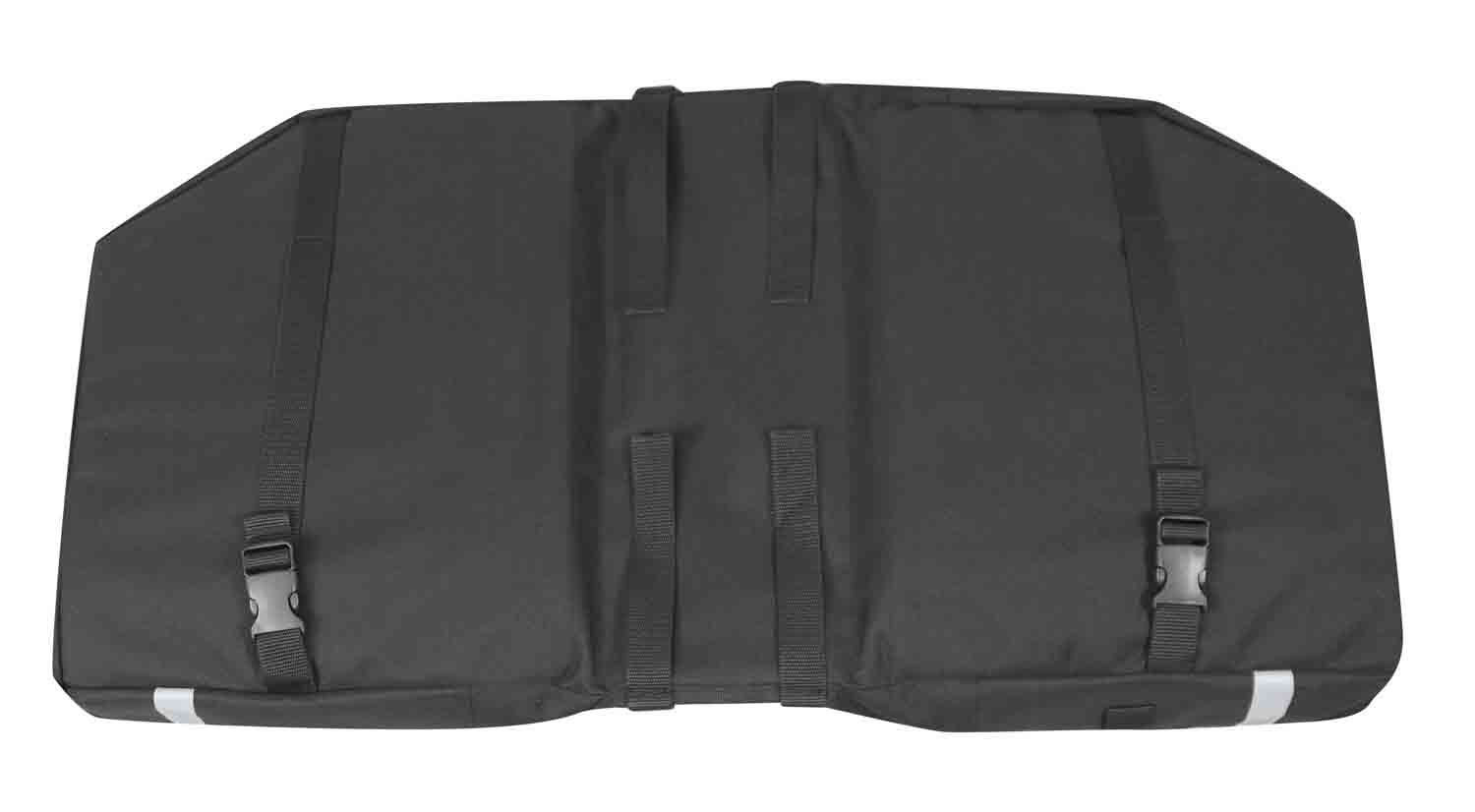 brašna na zadní nosič FORCE SLIM, černá 9 l