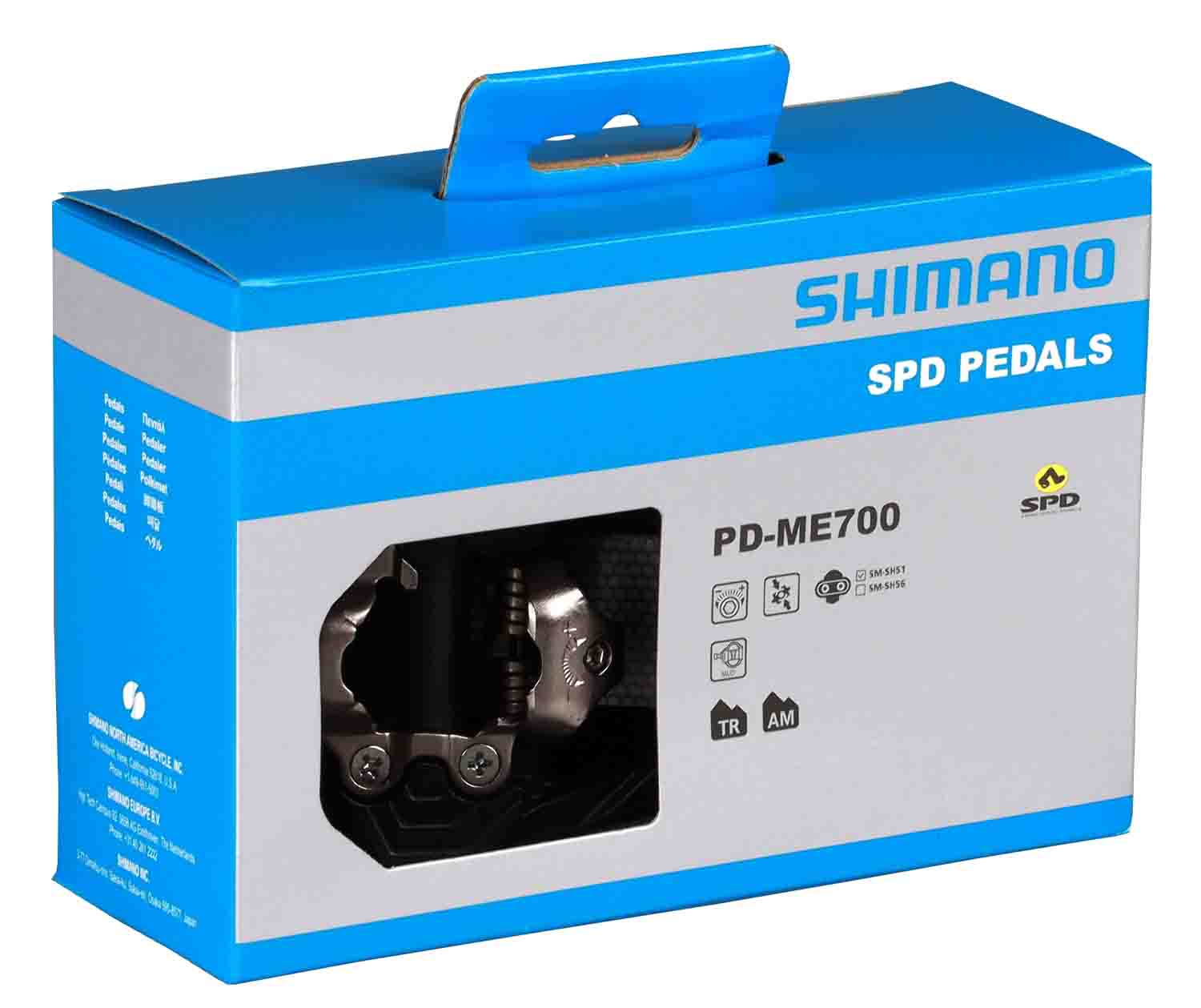 pedály MTB SPD PDME700 se zarážkami