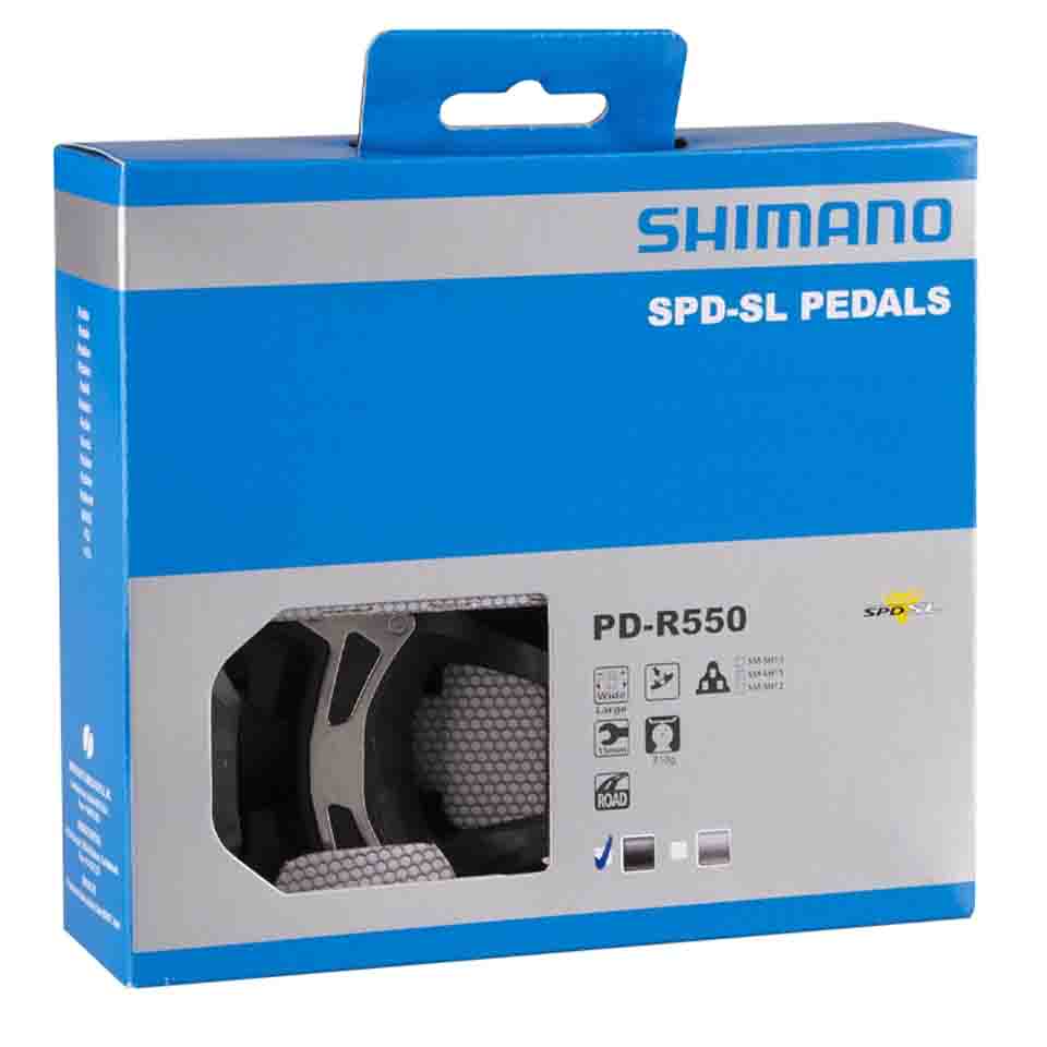 pedály silniční SPD SL PDR550 černé + zarážky