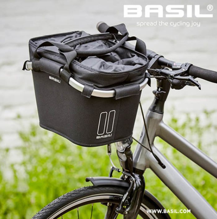 Brašna BASIL Carry Classic Carry na řidítka černá
