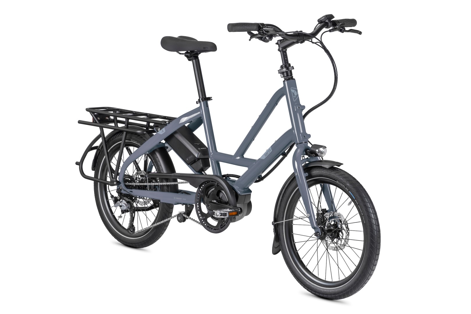 Skládací elektrokolo TERN Quick Haul D8 šedá