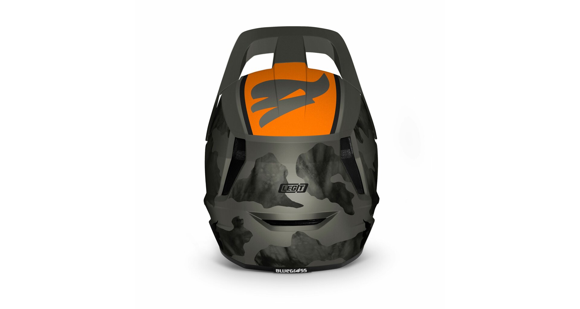 BLUEGRASS PŘILBA LEGIT ORANŽOVÁ CAMO