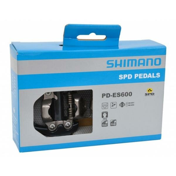 Pedály SHIMANO SPD PD-ES600 s kufry SM-SH51 v krabičce