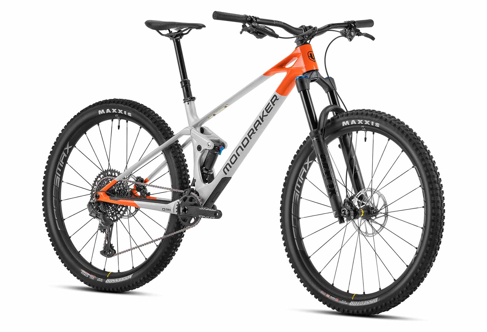 MONDRAKER RAZE CARBON R MIND, RACING SILVER/ORANGE
