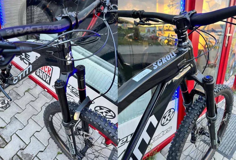 CTM SCROLL PRO 29" strieborná / čierna