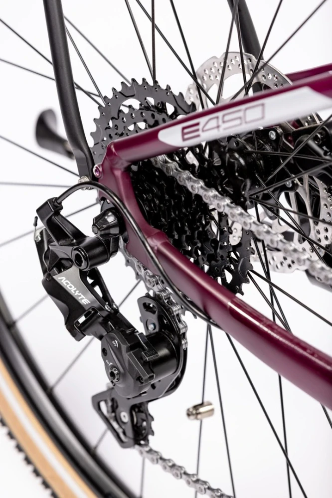 Elektrokolo Rock Machine Crossride INT e450 Lady Touring Matte Crimson/Silver